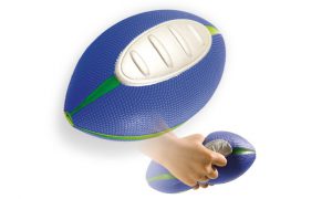 squish football - a great starter football for easy catching