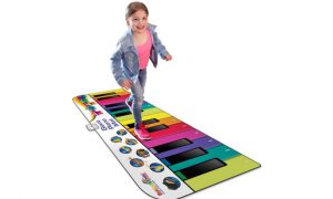 Giant Rainbow Piano mat for walking your music out