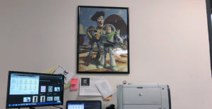 Buzz & Woody in the Wicked Uncle USA offices