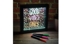 Neon Effect Frame - great gift for 7 year old girl