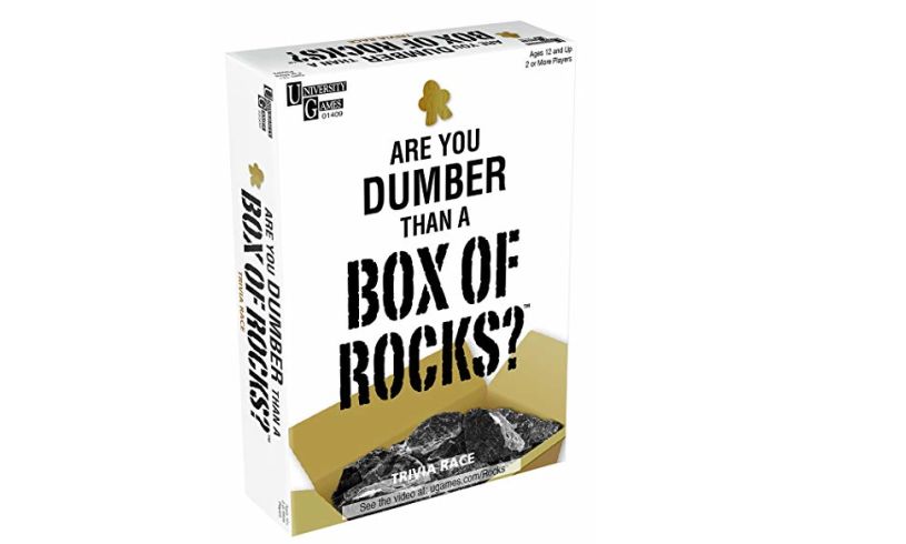 Are you dumber than a box of rocks