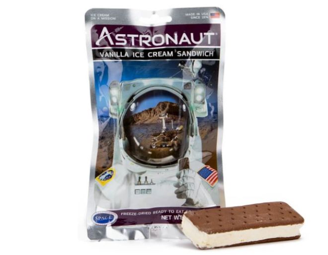 Astronaut Vanilla Ice Cream Sandwich Freeze Dried NASA Space Food Novelty Gift 