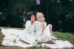 children fun laughing